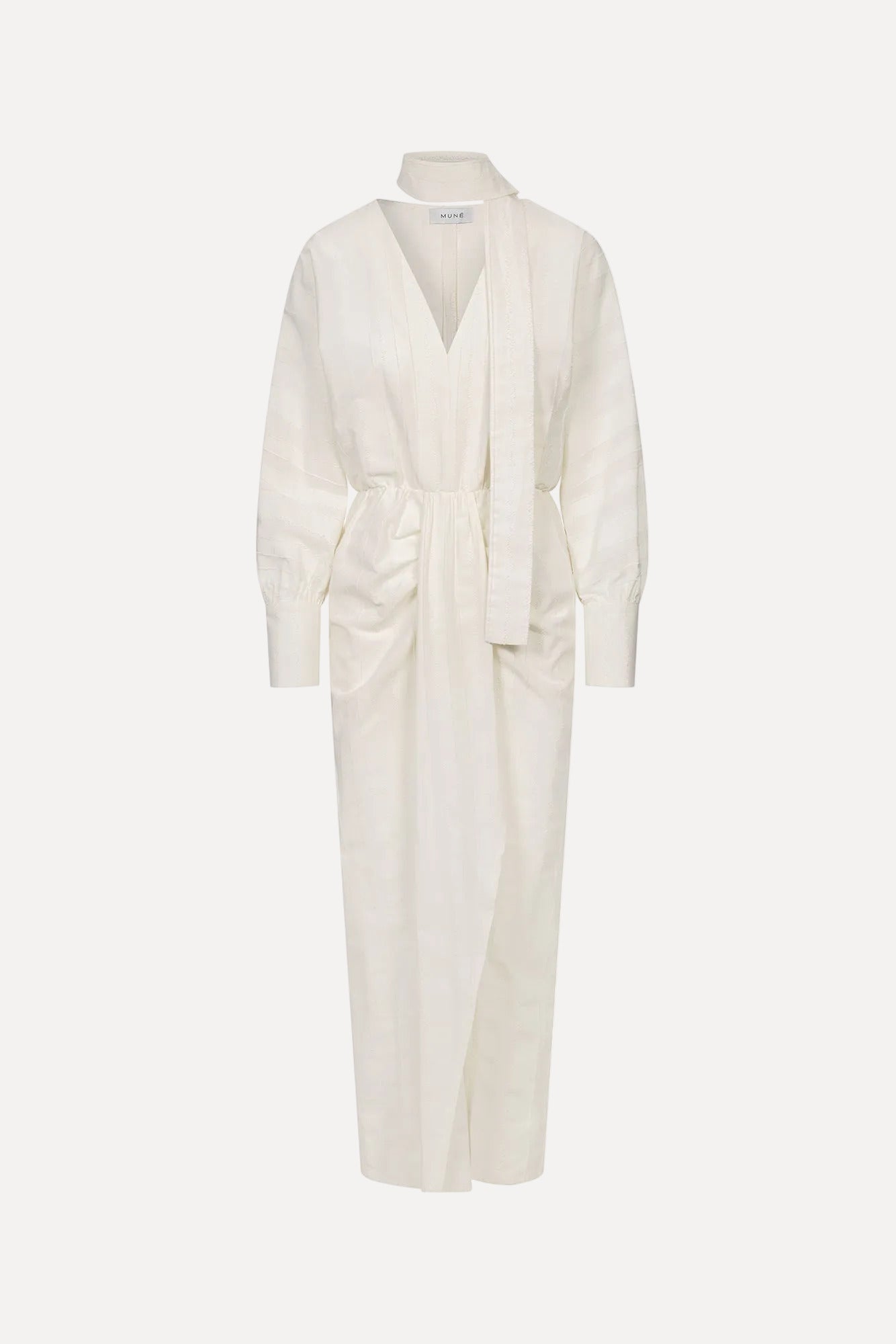 White dress on a white background